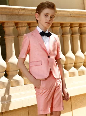 SHORT-SLEEVED SUIT SET NXD0002 Pink