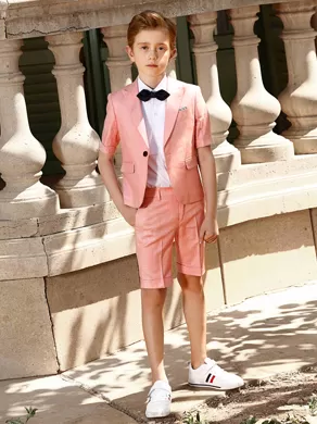 SHORT-SLEEVED SUIT SET NXD0002 Pink