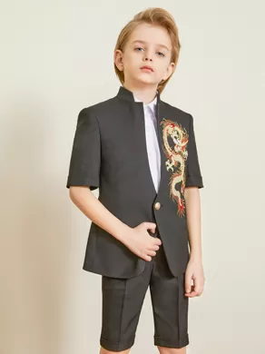 SHORT-SLEEVED SUIT SET ZL5078D