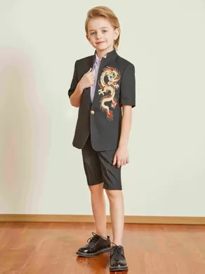 SHORT-SLEEVED SUIT SET ZL5078D
