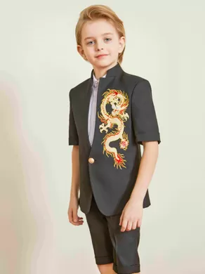 SHORT-SLEEVED SUIT SET ZL5078D