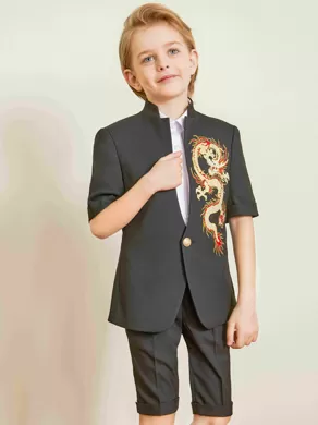 SHORT-SLEEVED SUIT SET ZL5078D