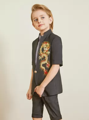 SHORT-SLEEVED SUIT SET ZL5078D