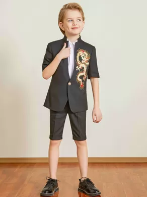 SHORT-SLEEVED SUIT SET ZL5078D
