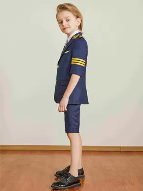 SHORT-SLEEVED SUIT SET ZL5082D
