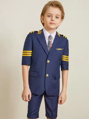SHORT-SLEEVED SUIT SET ZL5082D