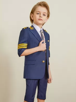 SHORT-SLEEVED SUIT SET ZL5082D