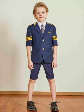 SHORT-SLEEVED SUIT SET ZL5082D