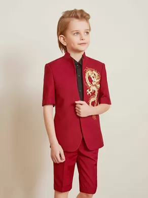 SHORT-SLEEVED SUIT SET ZL5085D