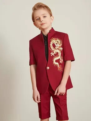 SHORT-SLEEVED SUIT SET ZL5085D
