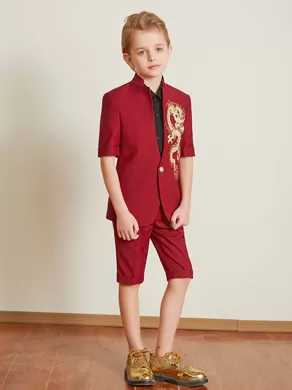 SHORT-SLEEVED SUIT SET ZL5085D