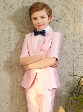 SHORT-SLEEVED SUIT SET ZL904D Pink