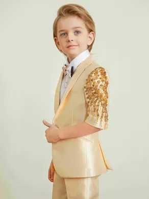 SHORT-SLEEVED SUIT SET ZL904D Yellow