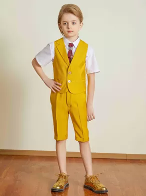 SHORT-SLEEVED SUIT SET ZS5079D