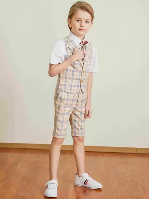 SHORT-SLEEVED SUIT SET ZS5080D