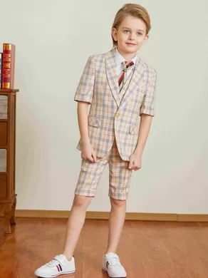 SHORT-SLEEVED SUIT SET ZS5080D