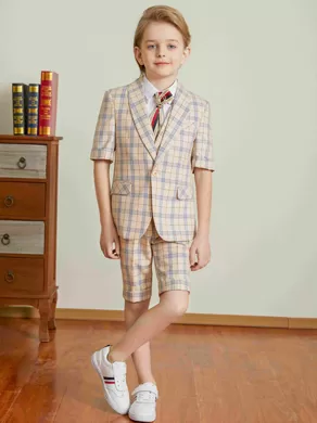 SHORT-SLEEVED SUIT SET ZS5080D