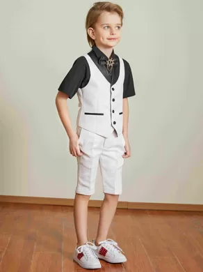 SHORT-SLEEVED SUIT SET ZS5081D