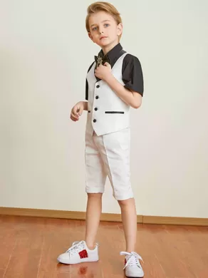 SHORT-SLEEVED SUIT SET ZS5081D