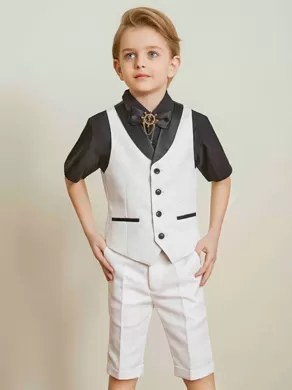 SHORT-SLEEVED SUIT SET ZS5081D
