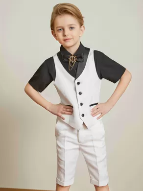SHORT-SLEEVED SUIT SET ZS5081D