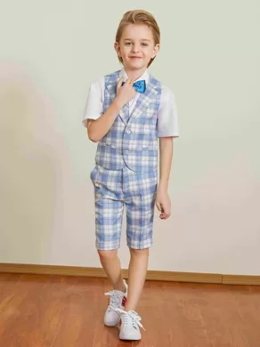 SHORT-SLEEVED SUIT SET ZS5084D